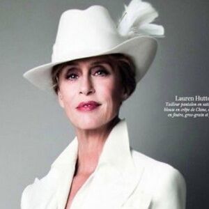 Tom Ford Wide Brimmed Ivory Wool-like FurFelt Fedora with Ribbon Feather Accent